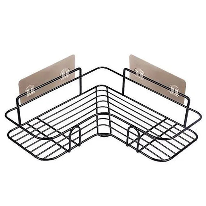 Adhesive Bathroom Corner Storage Shelf