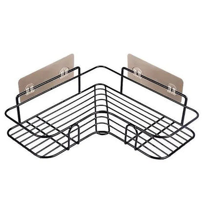 Adhesive Bathroom Corner Storage Shelf