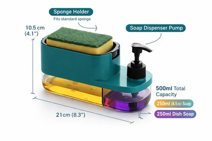 3-in-1 soap pump dispenser