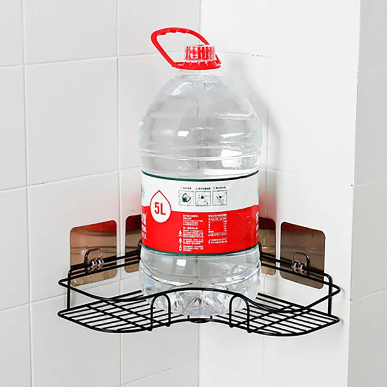 Adhesive Bathroom Corner Storage Shelf