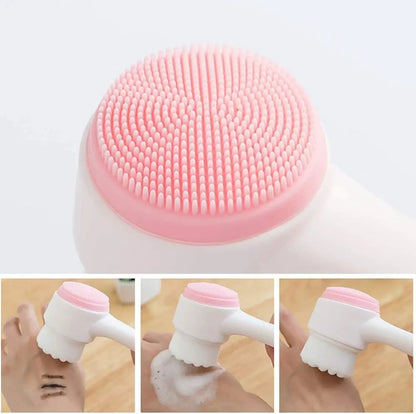 Double sided Silicone Face Wash Brush